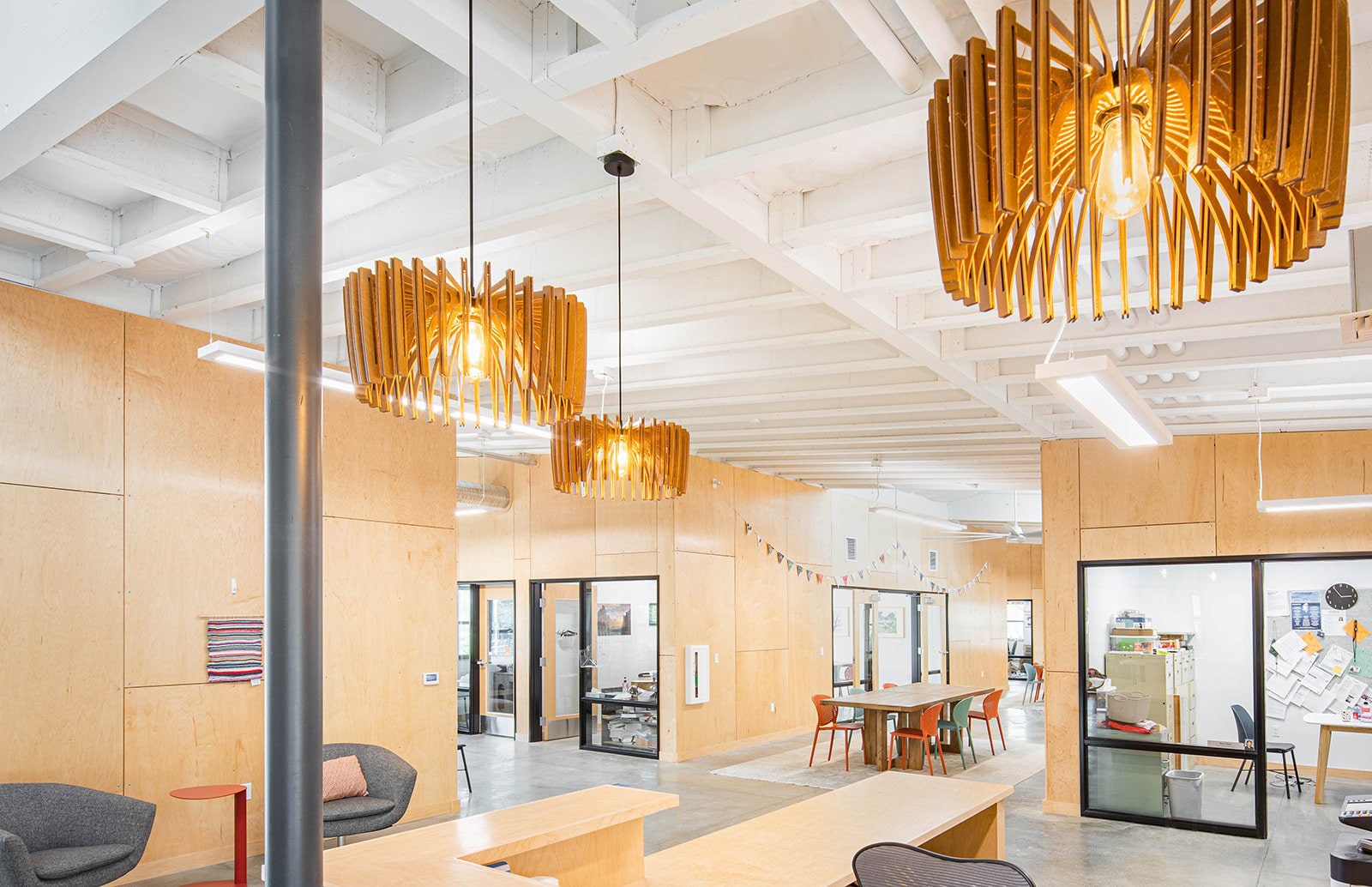 Interior view of the Eleanor Roosevelt Community Learning Center